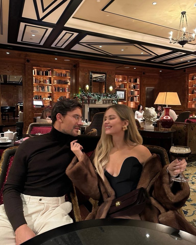 Match My Fly: Anastasia Shepelevich & Her fiancés Impeccable Couple Style